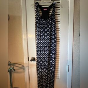 Isaac Mizrahi New York “Istanbul” racerback maxi dress
